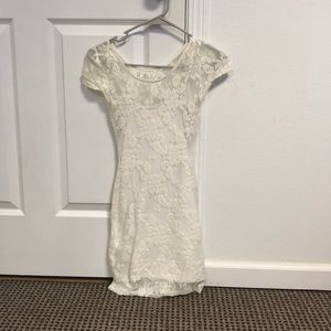 White, Lacey dress